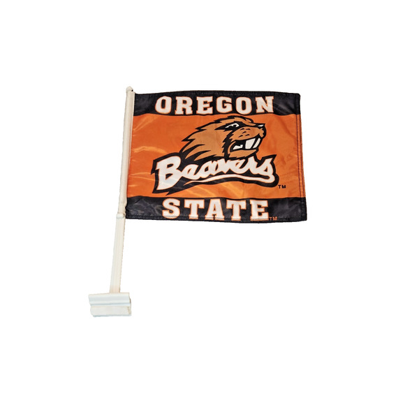 Rico Other - NCAA Oregon State University Beavers OSU Window Mount 2-Sided Car Flag 11" x 14"